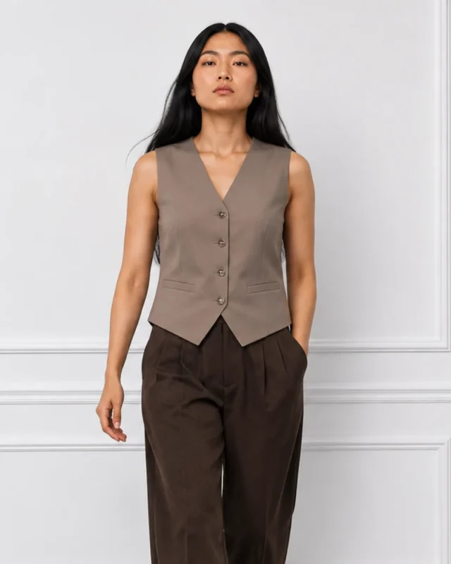 taupe-waistcoat-for-women
